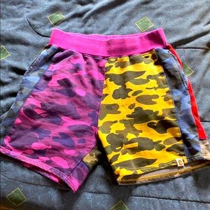 Bathing Ape Camouflage Shorts BAPE